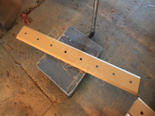 آلة قطع الصفيحة الحزّية من طراز "غرايدر" ، أداة القطع المستديرة بقطر 107-3490 "بليدوزر"