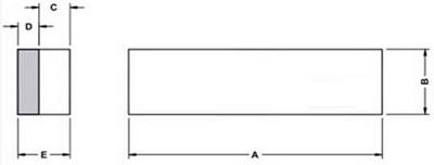 معدات نقل الأرض DLP508 قضبان ارتداء