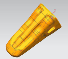 KH23EX كوماتسو PC240 دلو الأسنان