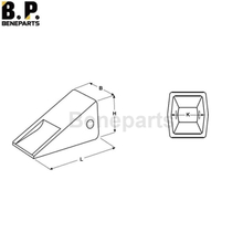 1U3251 Cat J Family J250 دلو أسنان E311 E312 916 939